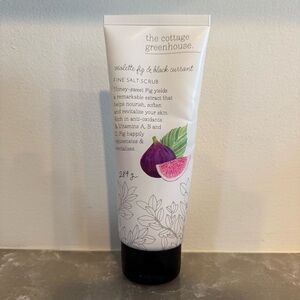The Cottage Greenhouse Violet Fig & Black Currant Fine Salt Scrub - 10 Oz